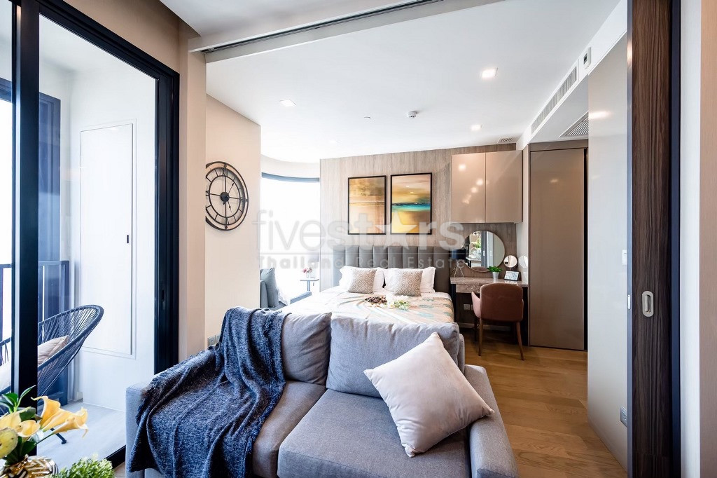 Condo moderne 1 chambre à louer près de la station Asoke BTS, photo 5