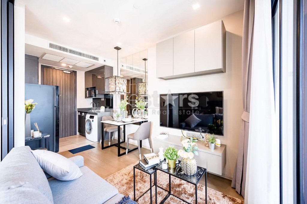 Condo moderne 1 chambre à louer près de la station Asoke BTS, photo 4
