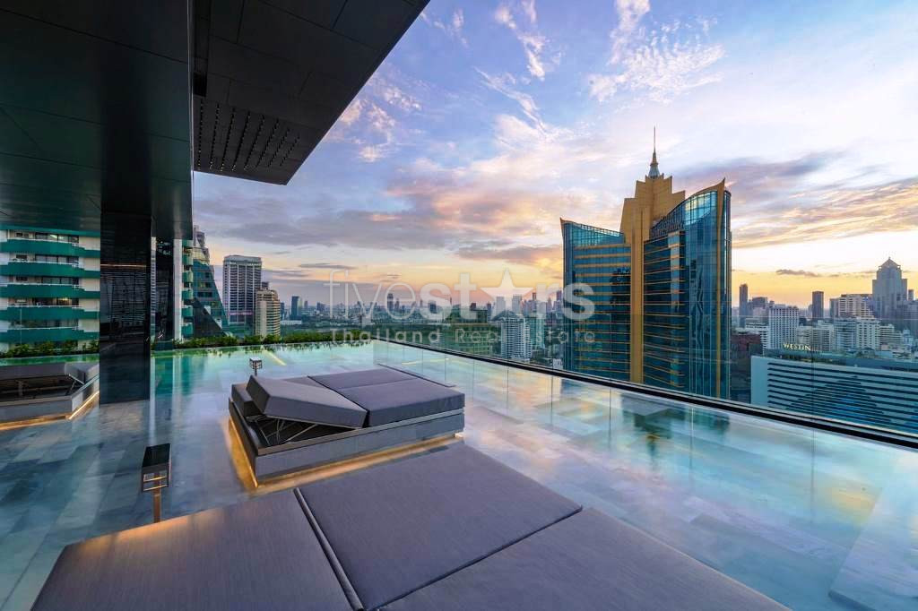 Condo moderne de 2 chambres à louer près de la station de MRT Sukhumvit, photo 5