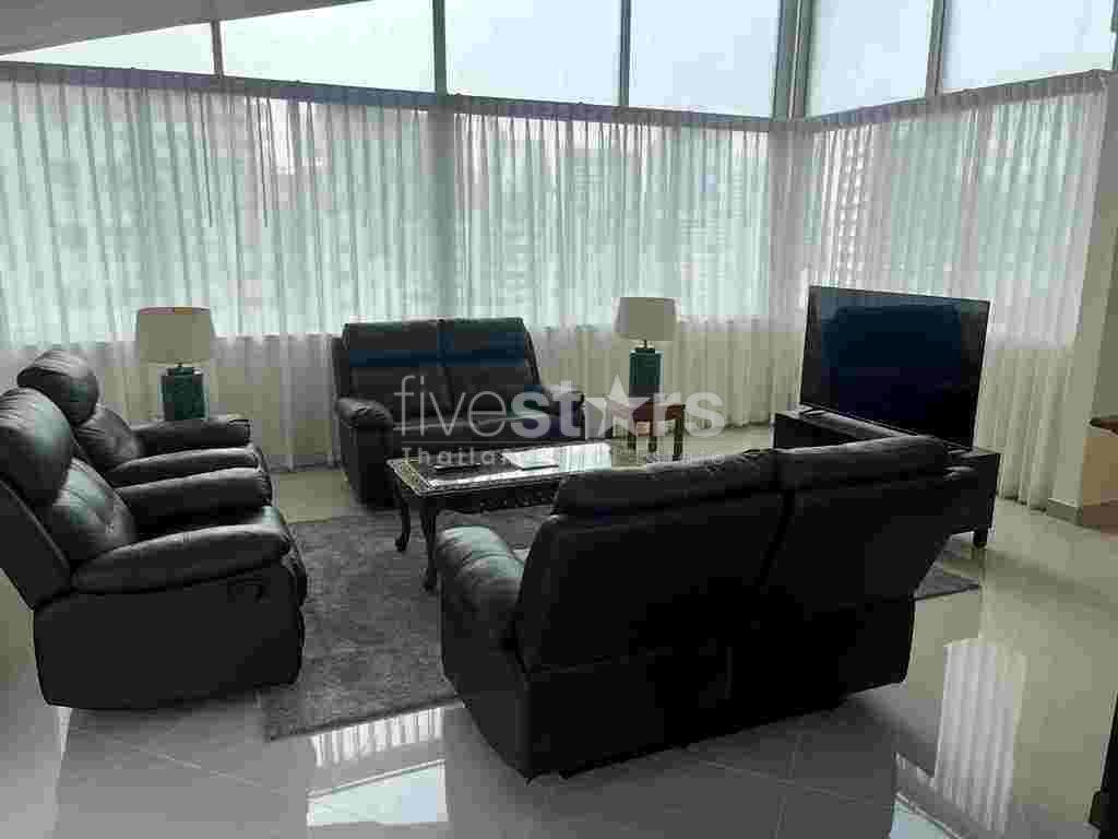 Penthouse 2 chambres jardin privé à vendre proche de la station Nana BTS, photo 6