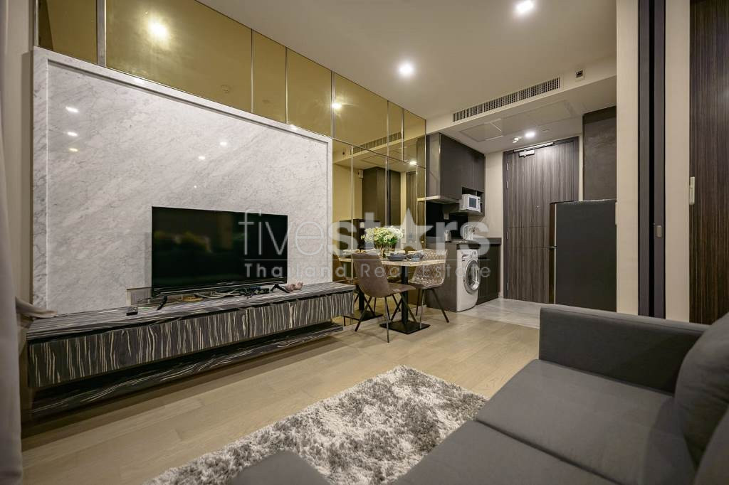 Condo moderne 1 chambre à louer près de la station Asoke BTS, photo 4