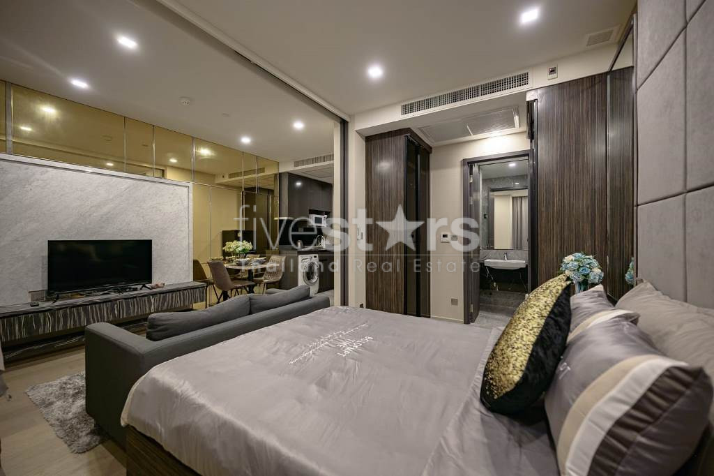 Condo moderne 1 chambre à louer près de la station Asoke BTS, photo 9
