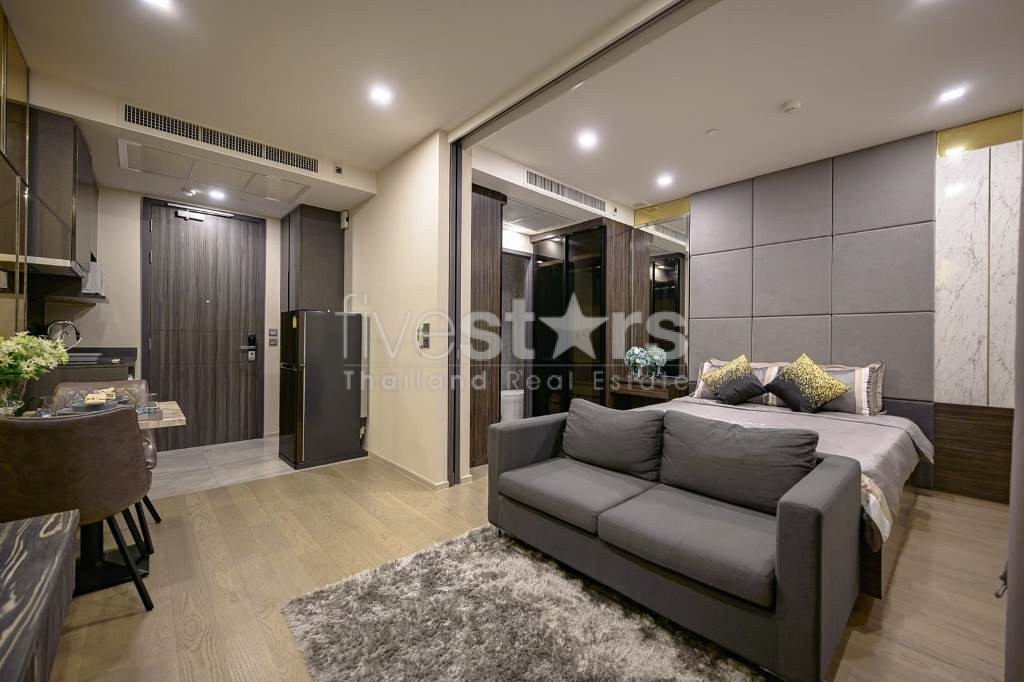 Condo moderne 1 chambre à louer près de la station Asoke BTS, photo 5
