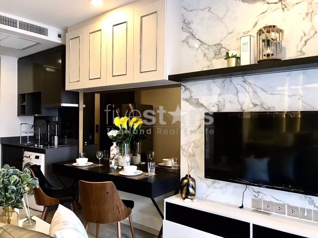 Condo moderne 1 chambre à louer près de la station Asoke BTS, photo 3