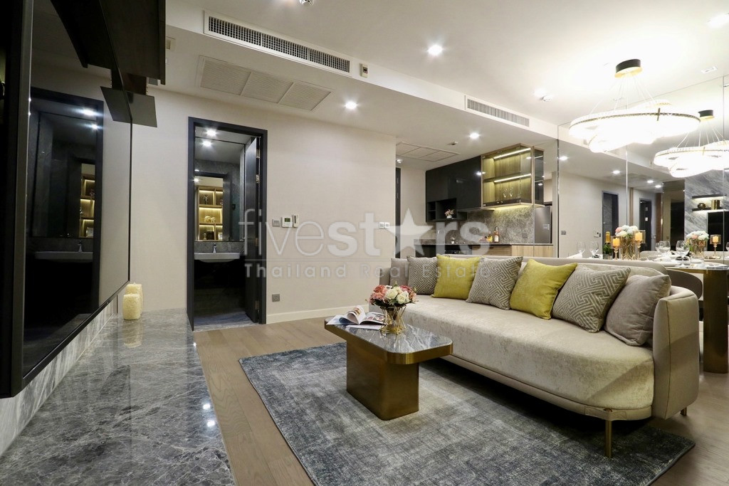 Condo moderne 1 chambre à louer près de la station Asoke BTS, photo 3