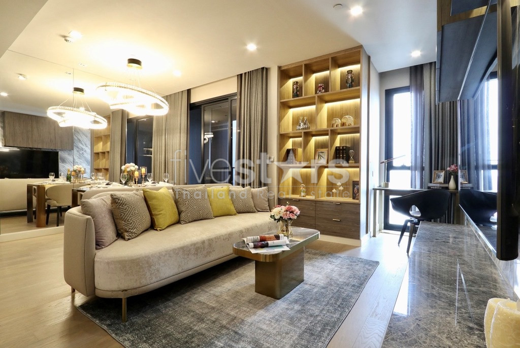 Condo moderne 1 chambre à louer près de la station Asoke BTS, photo 2