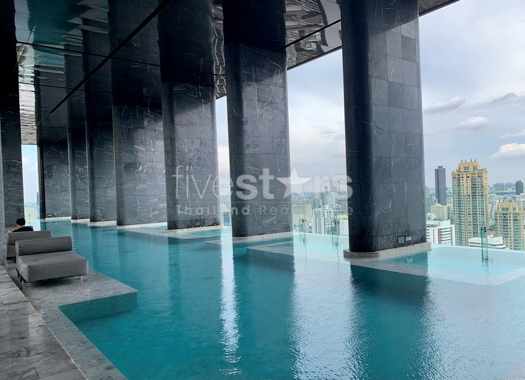 Condo moderne 1 chambre à louer près de la station Asoke BTS, photo 11