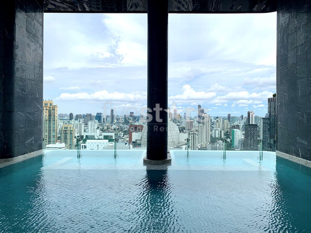 Condo moderne 1 chambre à louer près de la station Asoke BTS, photo 19
