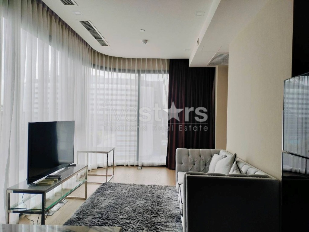 Condo moderne de 2 chambres à louer près de la station Asoke BTS, photo 3