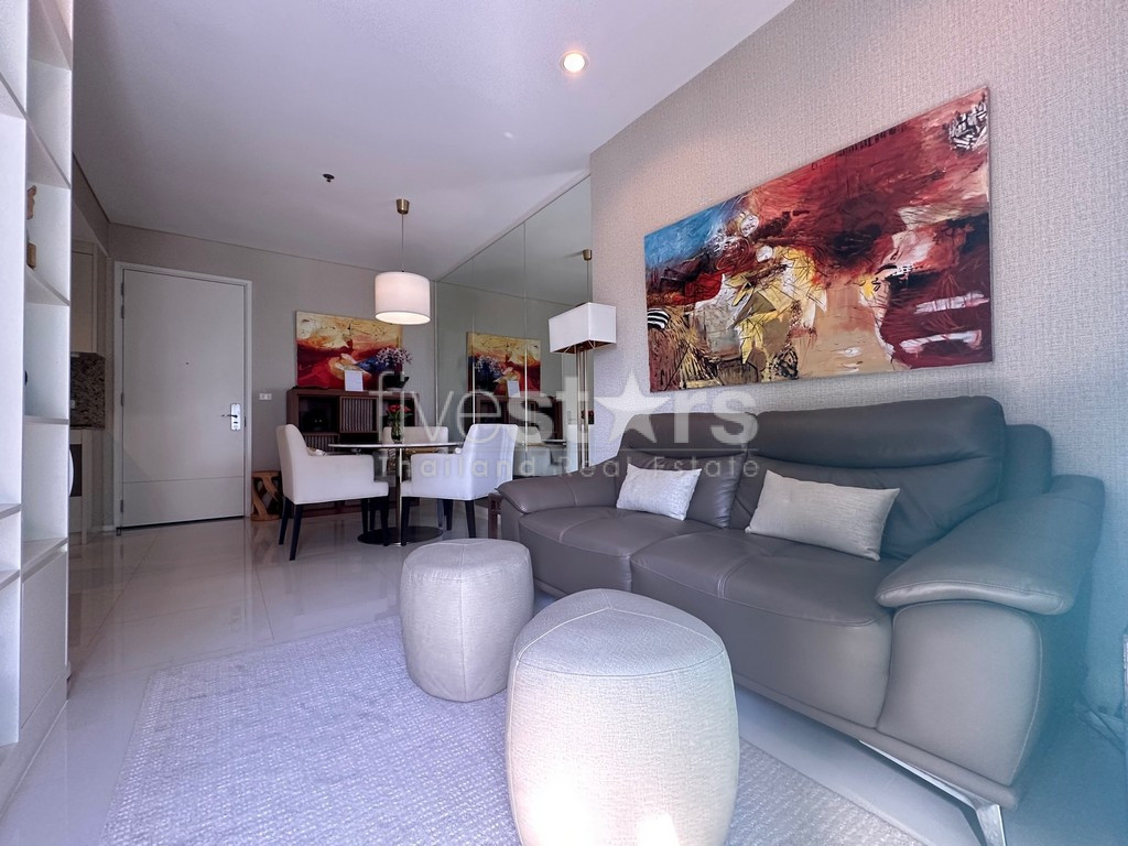 Appartement d'une chambre haut en étage à vendre proche MRT Petchaburi, photo 6
