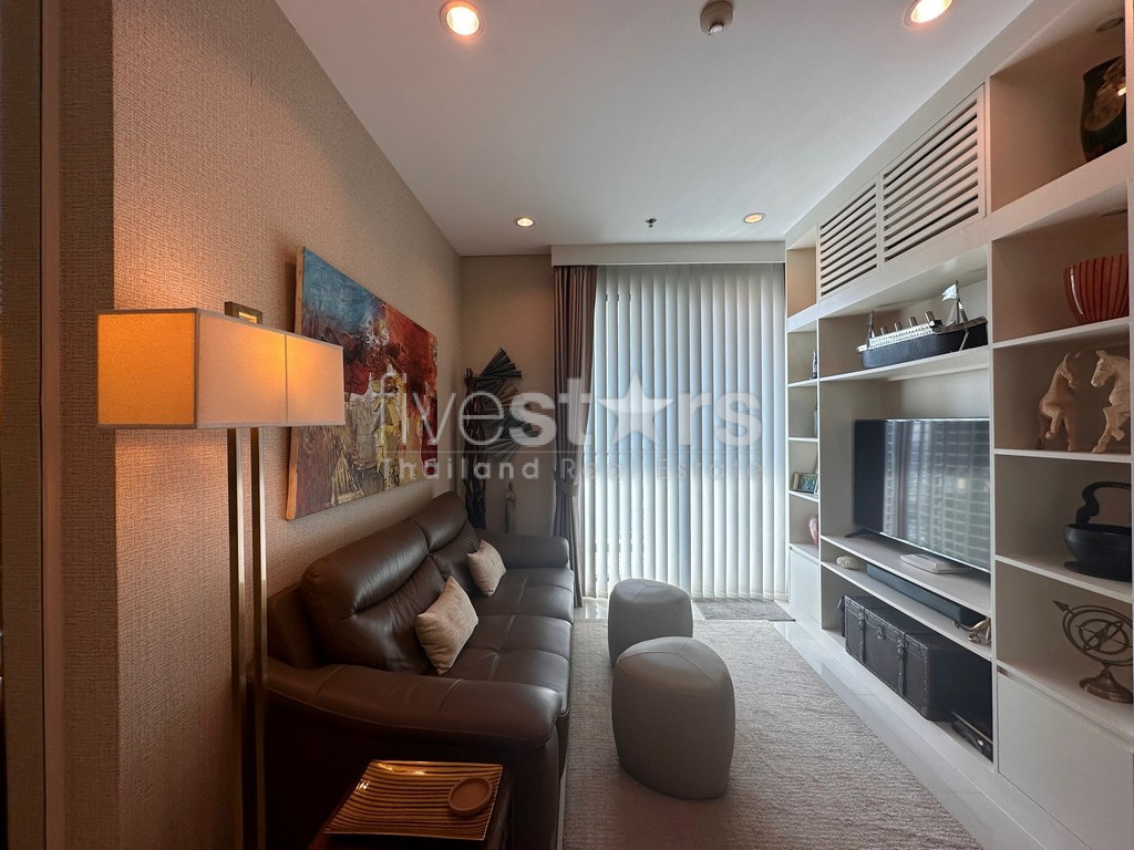 Appartement d'une chambre haut en étage à vendre proche MRT Petchaburi, photo 3