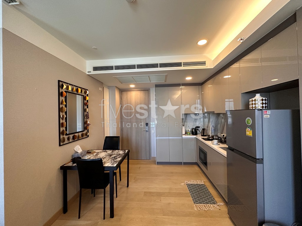 Condo moderne 1 chambre à louer sur la route Ratchadaphisek vers Asoke, photo 5