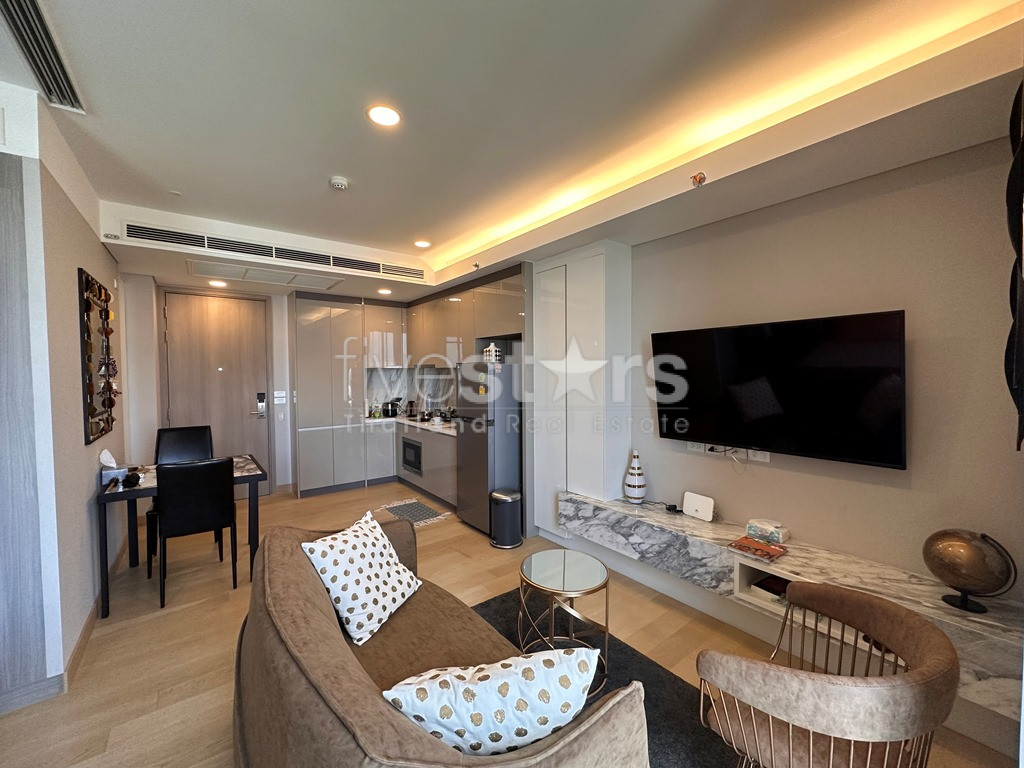 Condo moderne 1 chambre à louer sur la route Ratchadaphisek vers Asoke, photo 3