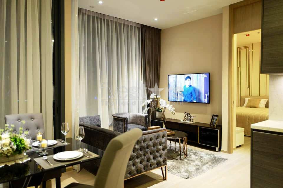 Appartement neuf de 2 chambres à louer près de la station de BTS Asoke, photo 5