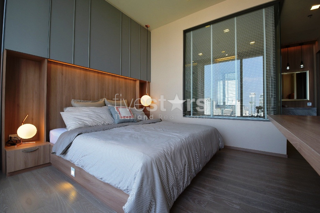 Appartement moderne de 2 chambres à louer près de la station de BTS Asoke, photo 4