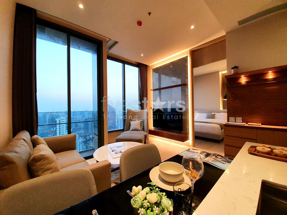 Appartement de luxe 1 chambre à louer à Asoke