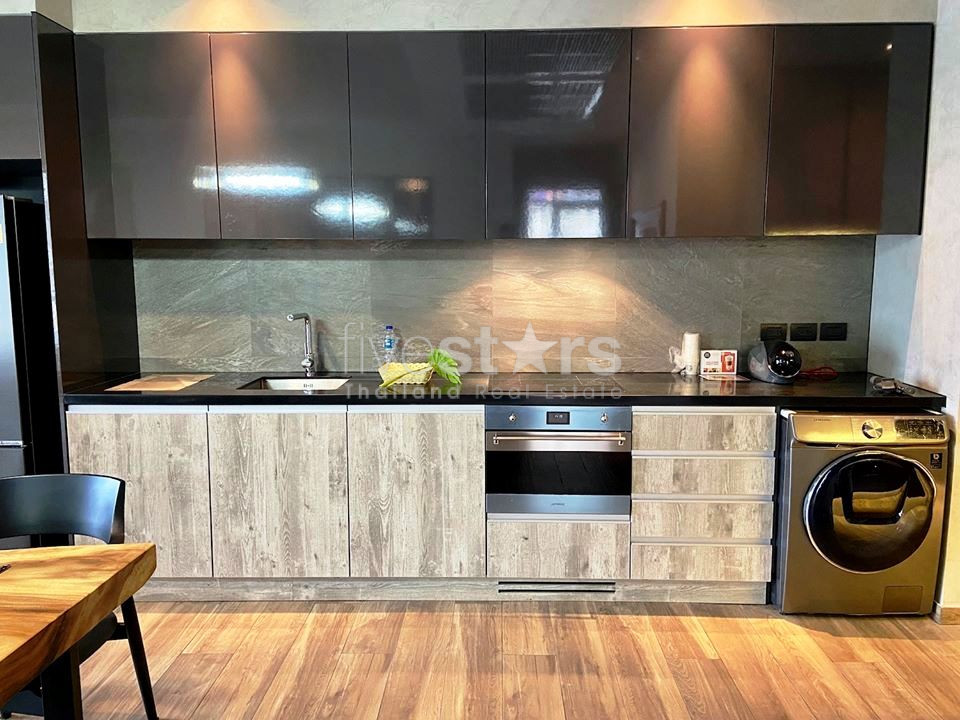 Loft style 2 bedrooms condo for rent in Asoke near MRT Petchaburi and airport link, photo 7