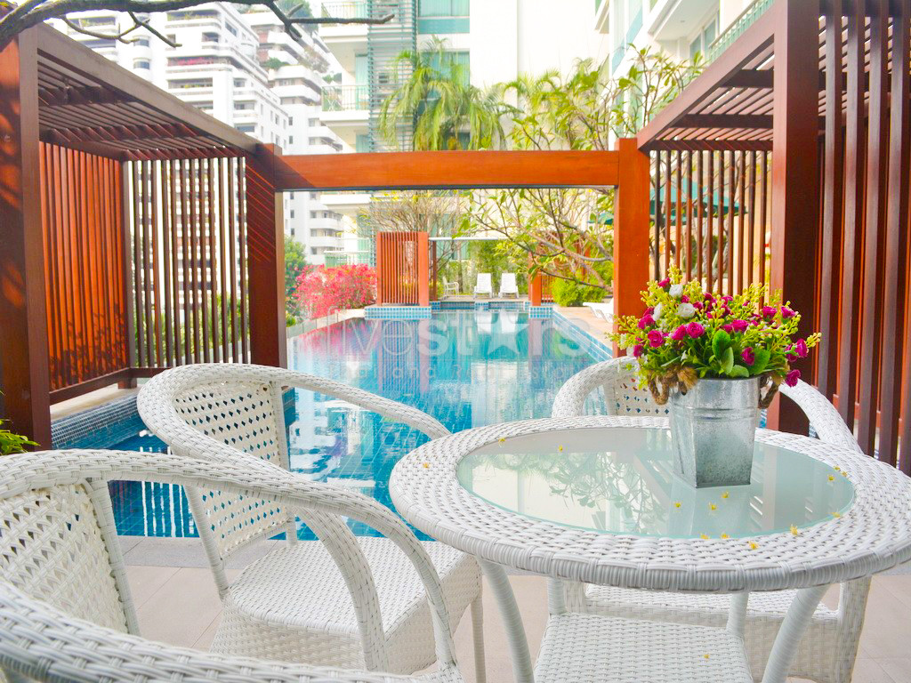 Appartement 2 chambres spacieux proche BTS Asoke et MRT Sukhumvit, photo 19
