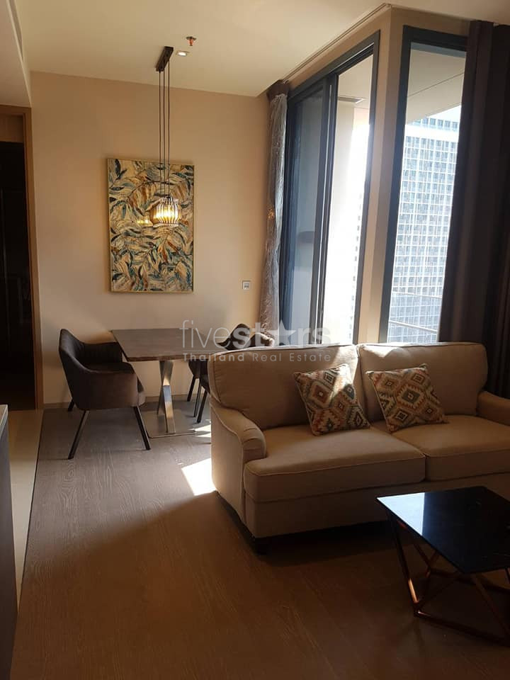 Appartement moderne de 2 chambres à louer près de la station de BTS Asoke, photo 2