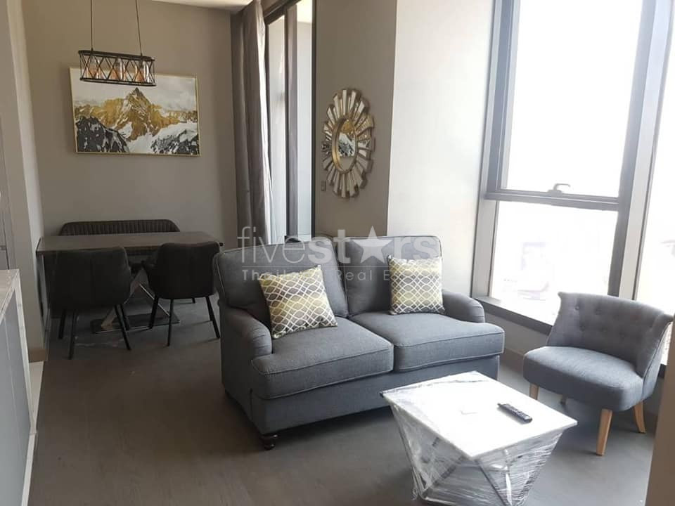 Appartement moderne de 2 chambres à louer près de la station de BTS Asoke, photo 5