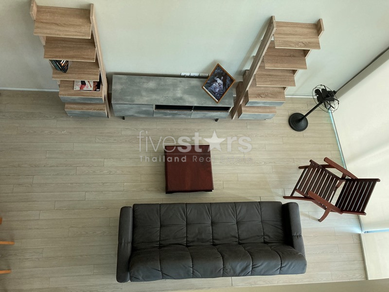 2 bedroom duplex open view condo for rent on Asoke, photo 2