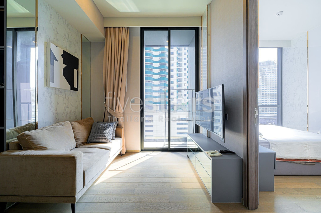 Appartement de 1 chambre à louer à Asoke, immeuble exceptionnel, photo 4
