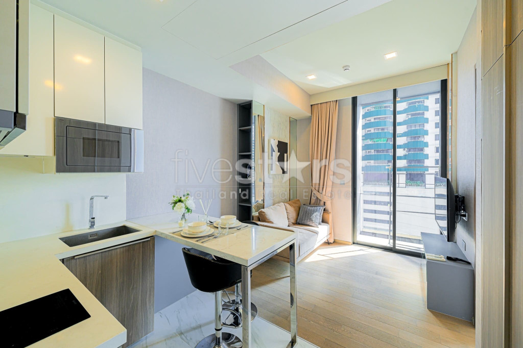Appartement de 1 chambre à louer à Asoke, immeuble exceptionnel, photo 5