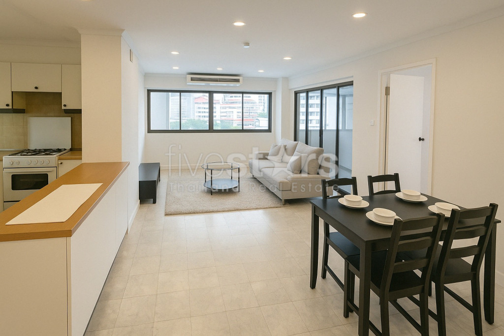 Appartement de 2 chambres rénové à louer à Nana, proche du NIST
