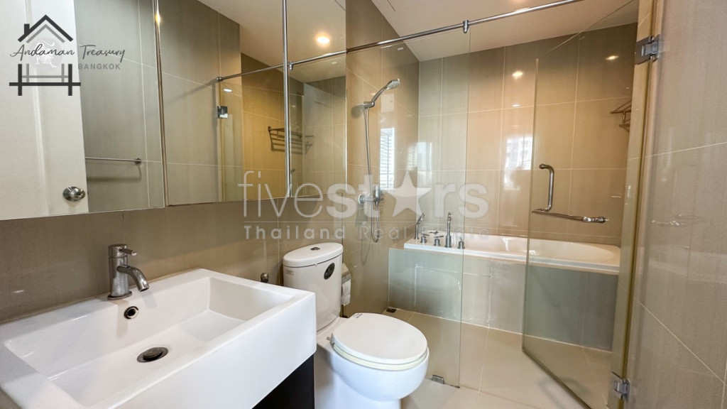 Duplex moderne de 1 chambre à louer à Asoke, proche du MRT Petchaburi, photo 9