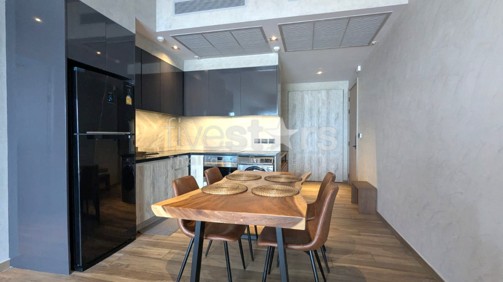 Modern 2 bedrooms condo for rent only 3 minutes walk to MRT Petchburi, photo 6