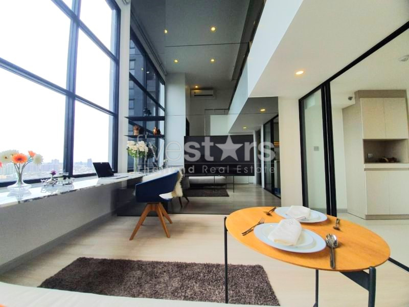 1-Bedroom Duplex for Rent Near BTS Chong Nonsi, photo 3