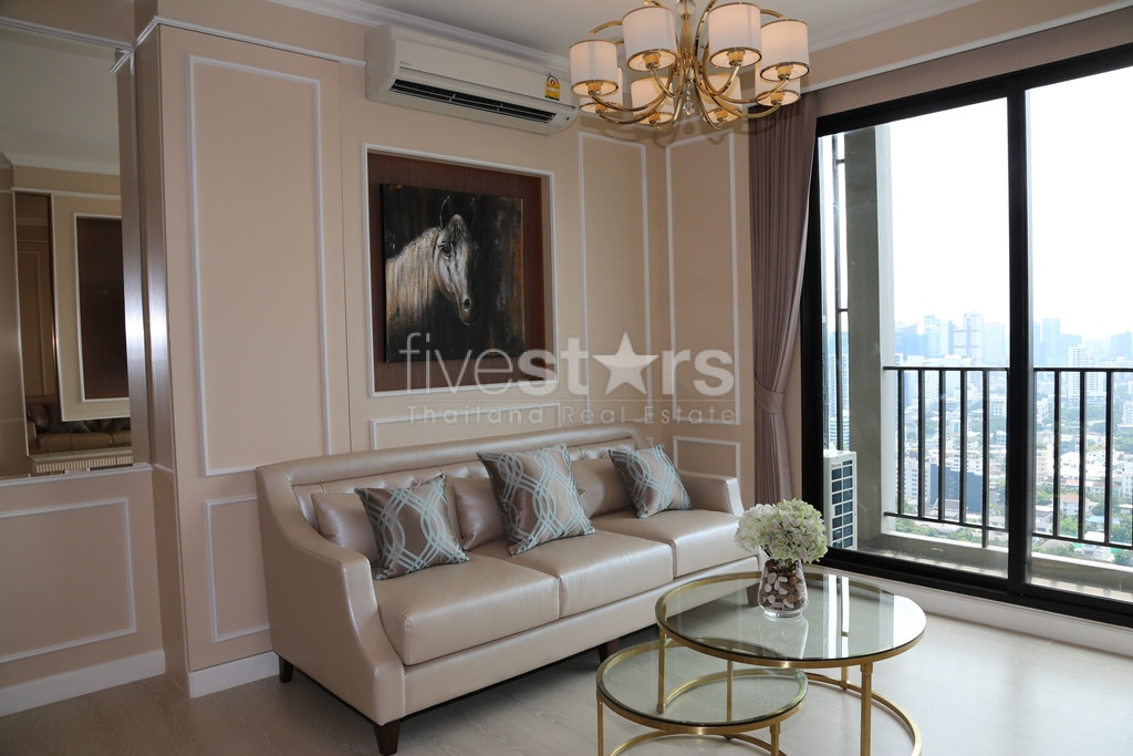 2 bedroom brand new condo for rent on Thonglor to Petchburi, photo 2