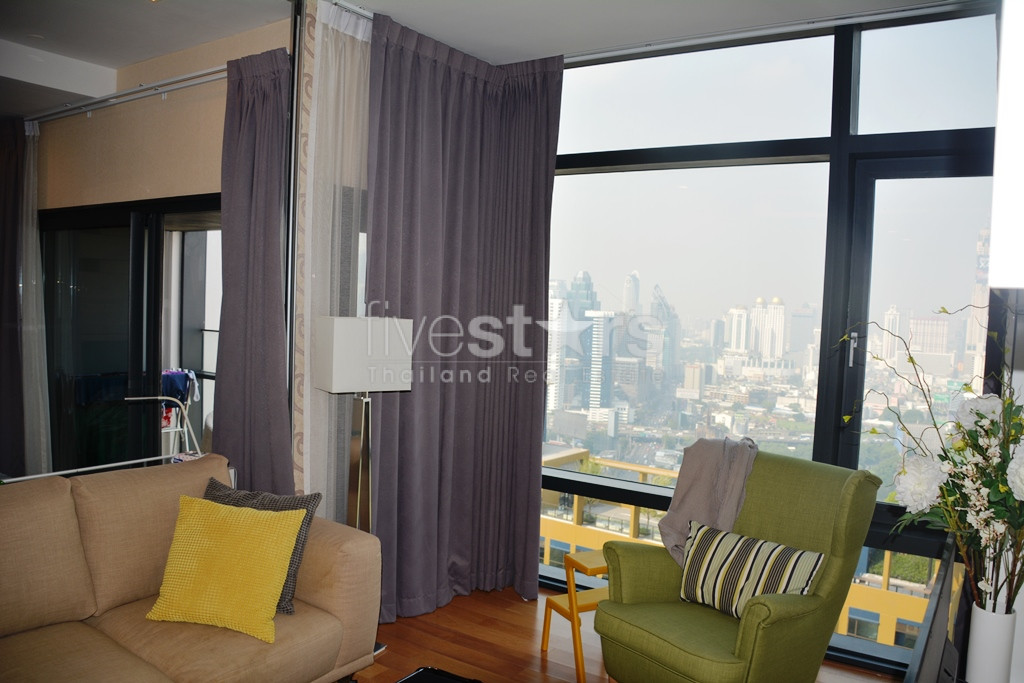 Appartement 1 chambre moderne et haut en étage quartier Petchaburi, photo 6
