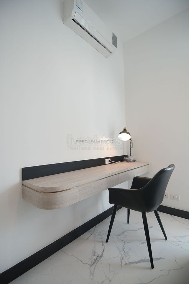 Unique 2 bedrooms condo for rent near MRT Phraram 9, photo 8