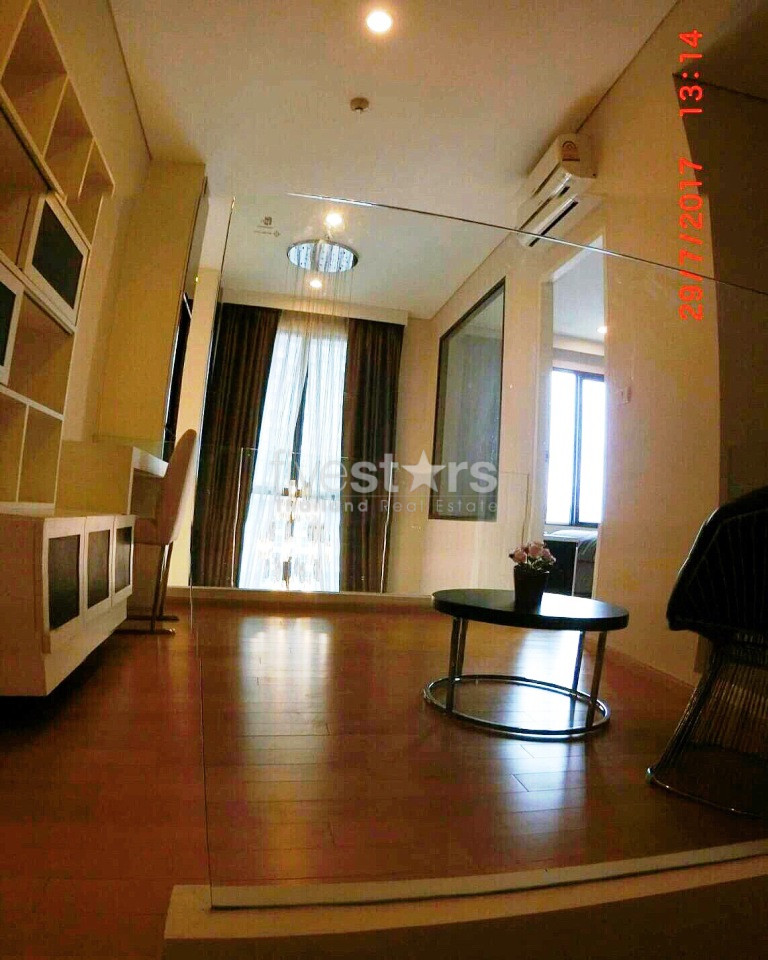 Duplex 1 bedroom condo for rent in Asoke near MRT Petchaburi, photo 3