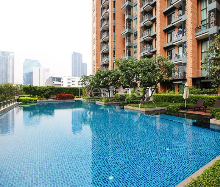 Duplex 1 bedroom condo for rent in Asoke near MRT Petchaburi, photo 14
