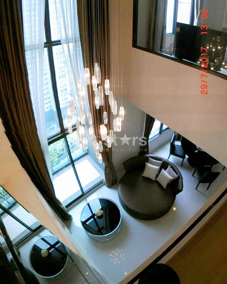 Duplex 1 bedroom condo for rent in Asoke near MRT Petchaburi, photo 5