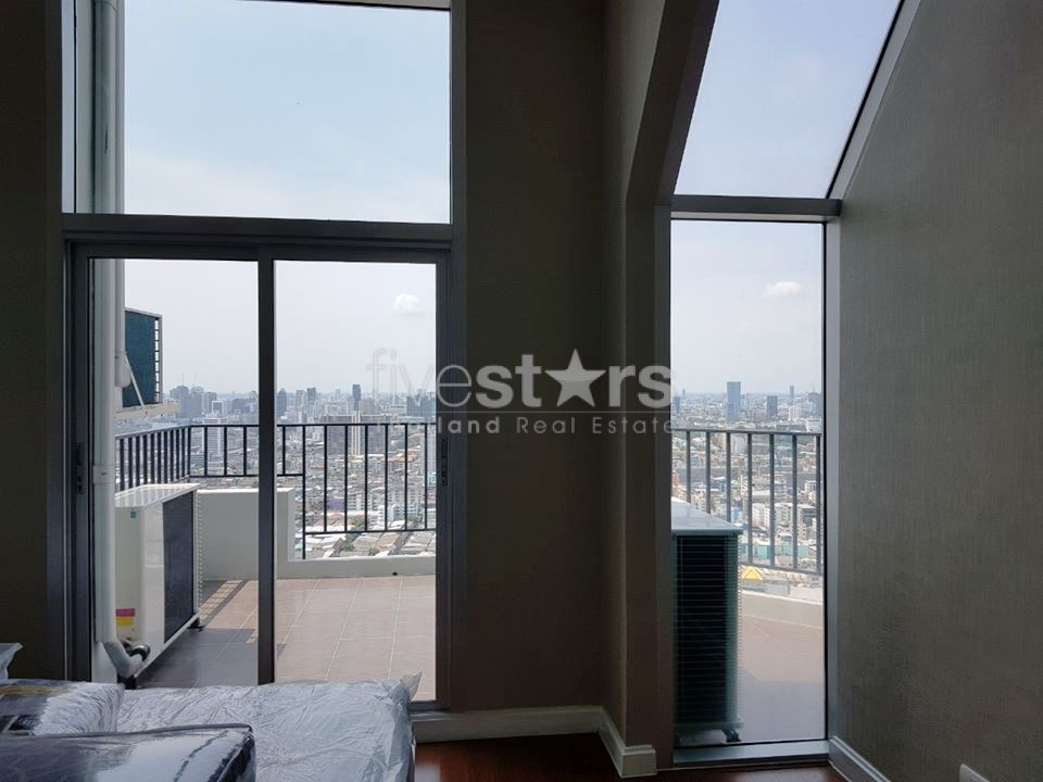 Penthouse 3 bedrooms condo for rent near MRT Phraram9, photo 9