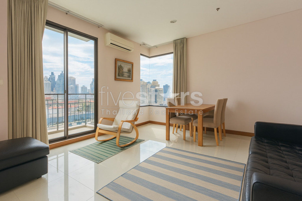 Appartement de 2 chambres à louer entre Asoke et Rama 9
