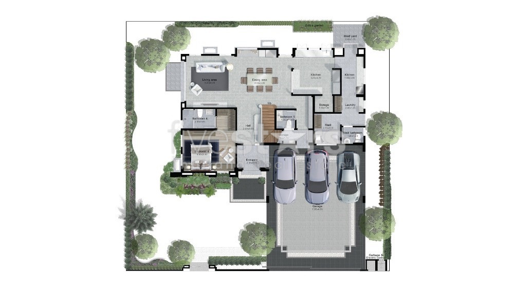 Maison de luxe 4 chambres à coucher à louer à Rama 9-New Krungthepkretha, photo 20