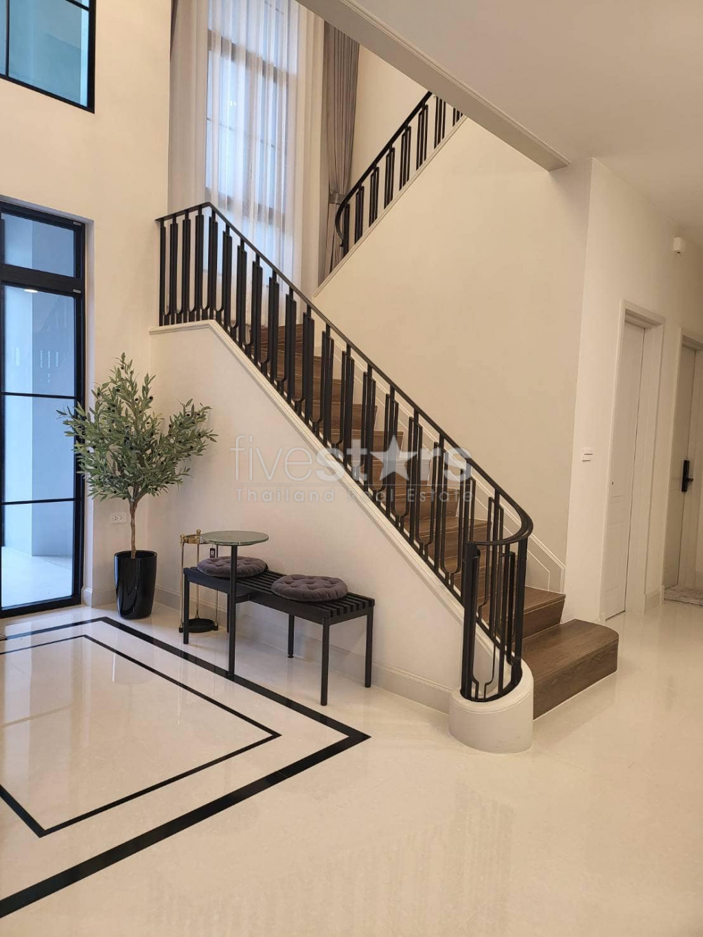Maison de super luxe 4 chambres à louer sur Rama 9 - New Krungthepkreetha, photo 6