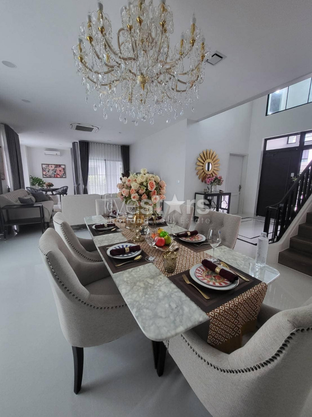 Maison de super luxe 4 chambres à louer sur Rama 9 - New Krungthepkreetha, photo 13