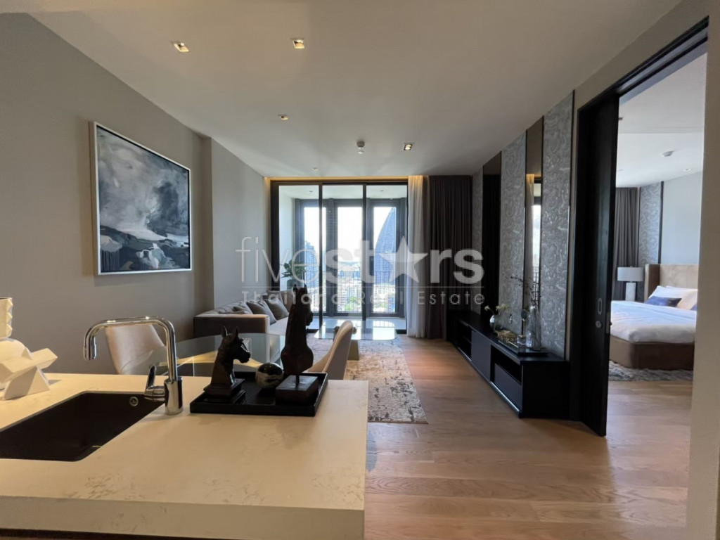 Condo de luxe 1 chambre à louer près de la station Thong Lor BTS, photo 2