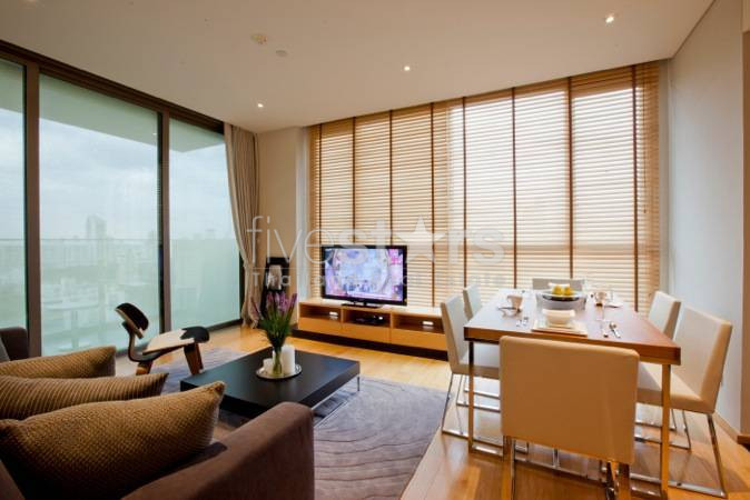 Condo de 2 chambres à louer près de la station Thong Lor BTS, photo 2