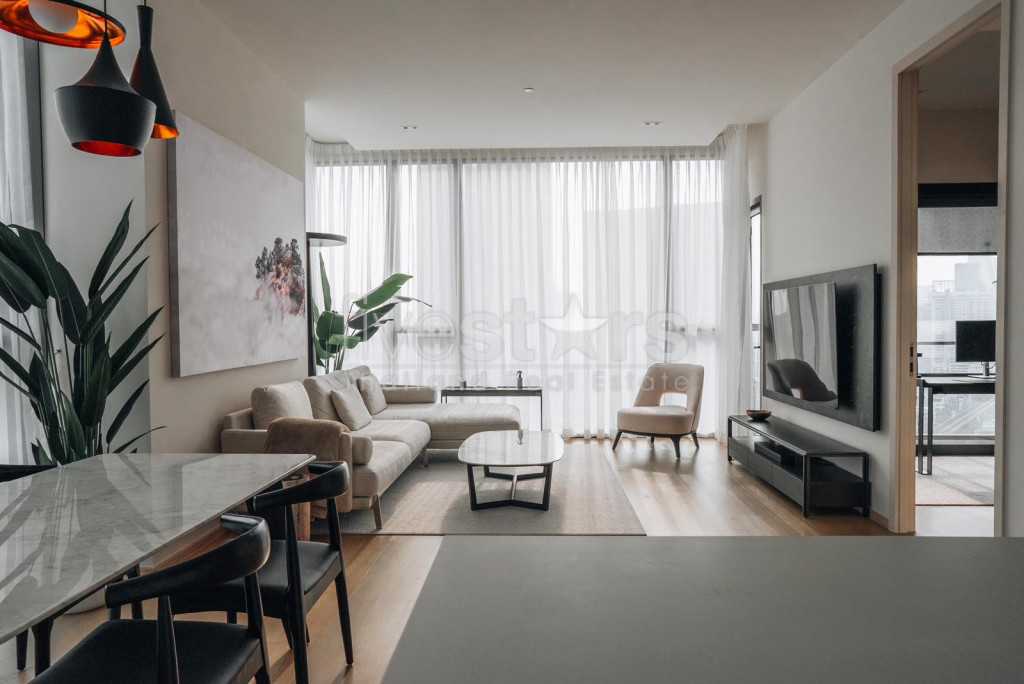 Appartement de standing de 2 chambres à vendre à 150m du BTS Thonglor, photo 4