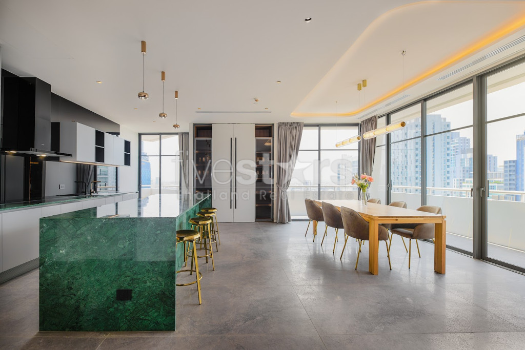 Penthouse de 3 chambres spacieux à vendre quartier Thonglor, photo 5