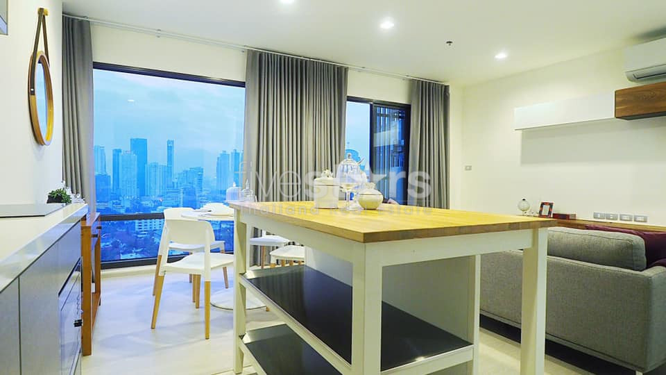Modern 2 bedrooms high floor for rent near BTS Thonglor, photo 8