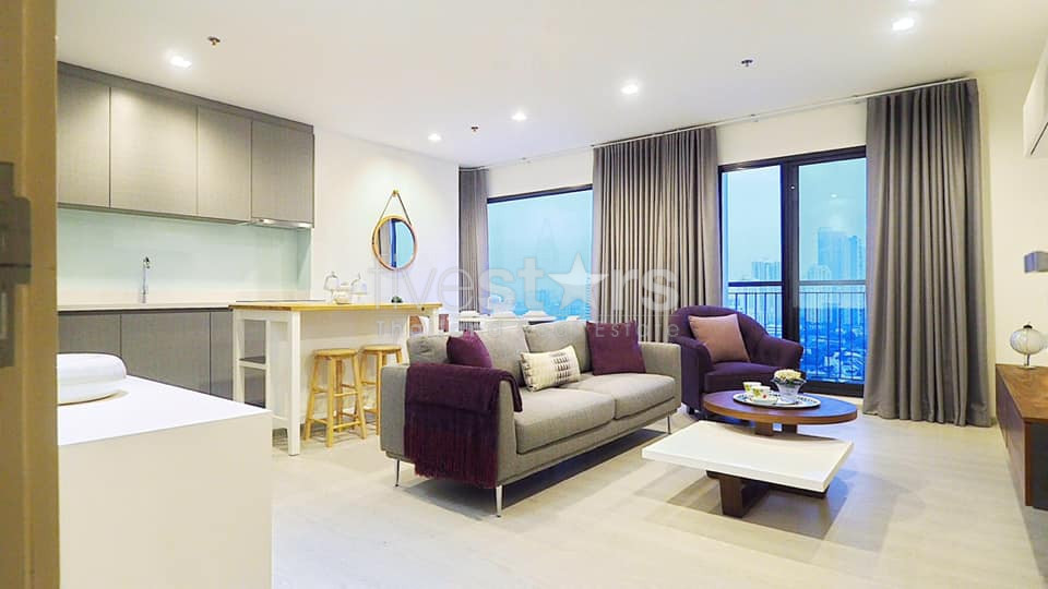 Modern 2 bedrooms high floor for rent near BTS Thonglor