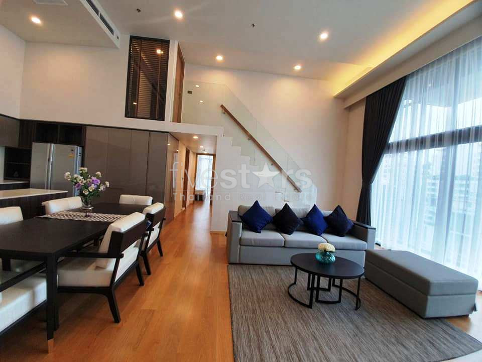 Brand new duplex 3 bedrooms condo for rent in Near BTS Phromphong
