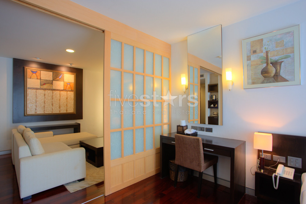 Appartement luxueux d'une chambre à louer près du BTS Phromphong, photo 7
